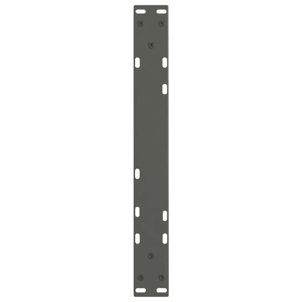 Salongbordben V-formet 2 stk antrasitt 50x(42-43,3) cm stål