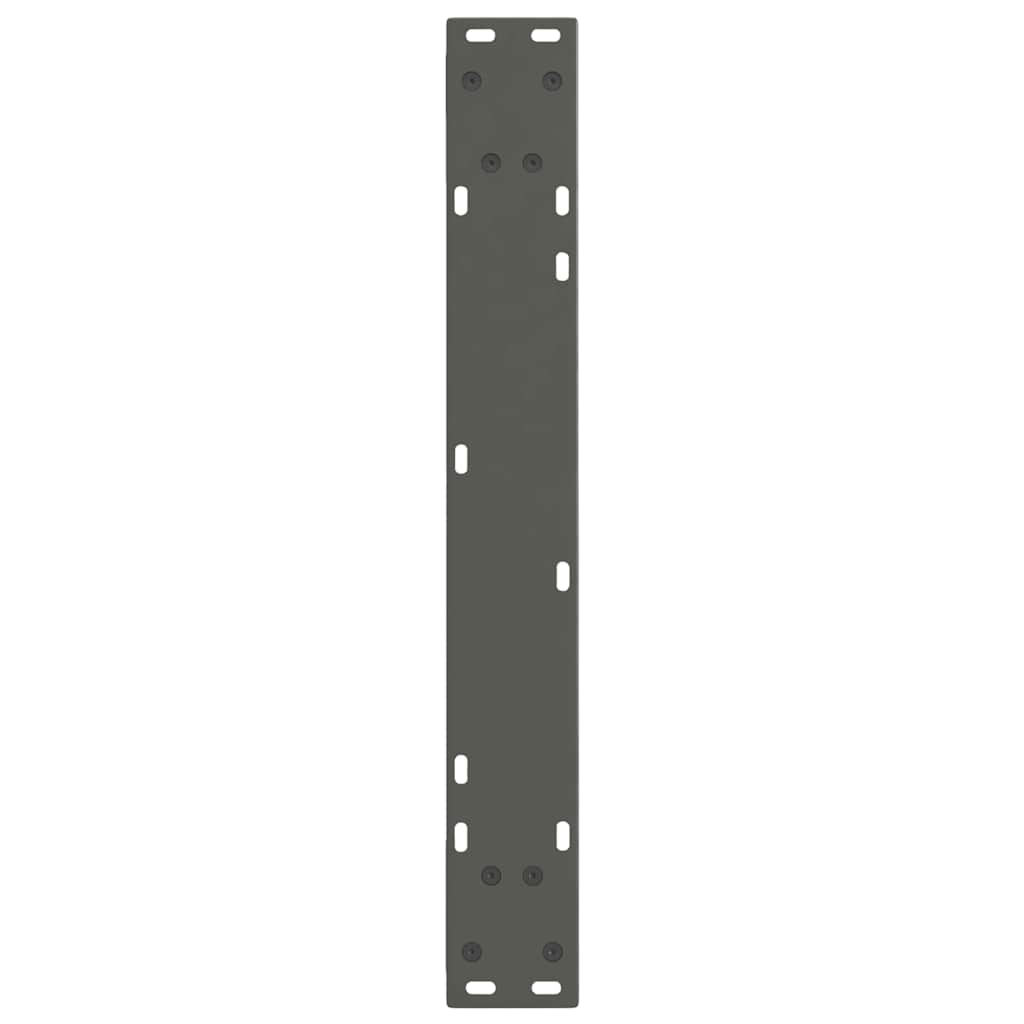 Spisebordben V-formet 2 stk antrasitt 60 x (72-73,3) cm stål