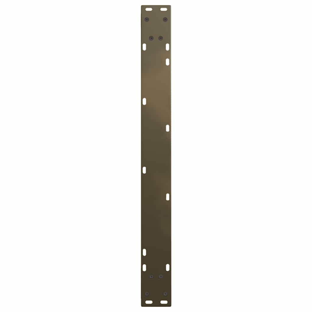 Spisebordben V-formet 3 stk naturstål 80 x (72-73,3) cm stål