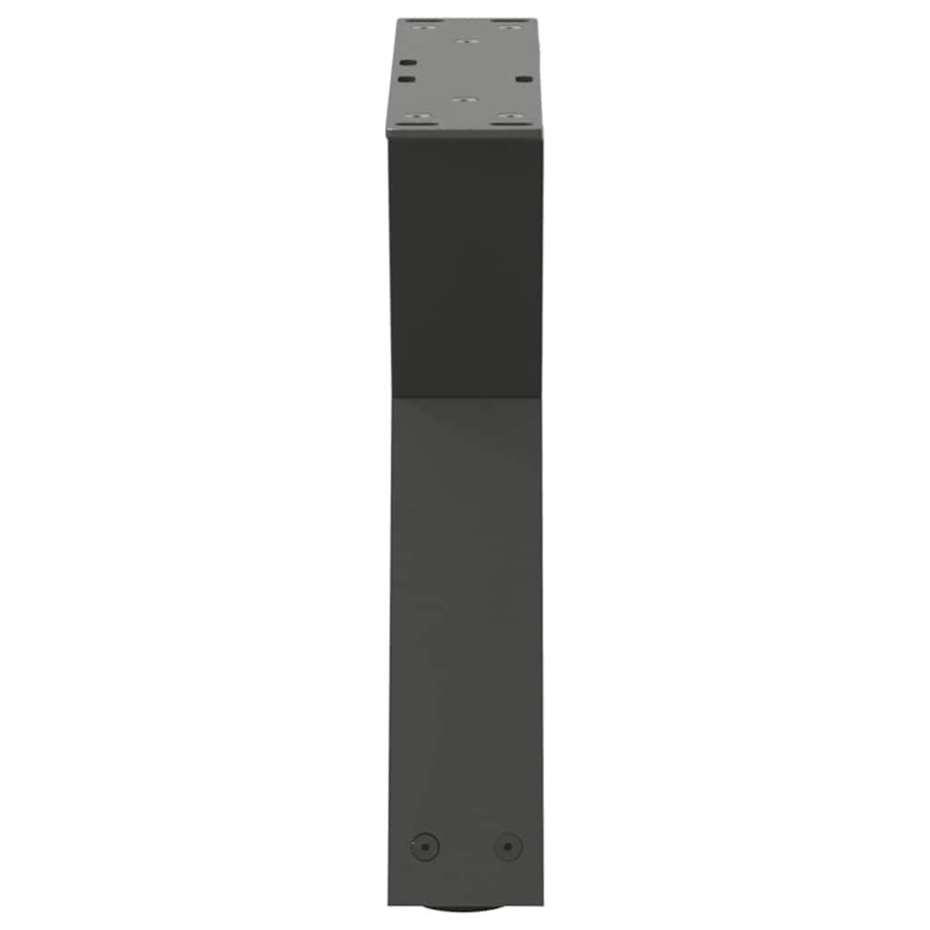 Salongbordben 2 stk antrasitt 60 x (30-31,3) cm stål