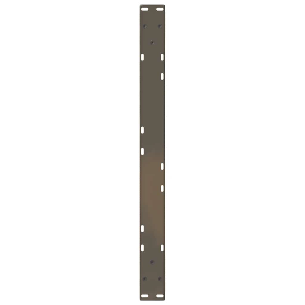 Salongbordben 2 stk naturstål 70 x (30-31,3) cm stål