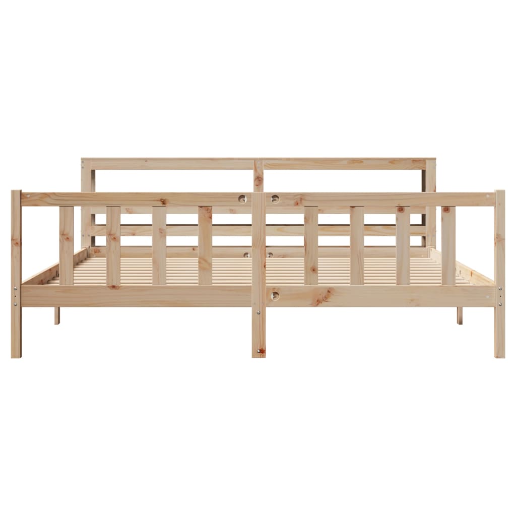 Sengeramme uten madrass 180x200 cm heltre furu