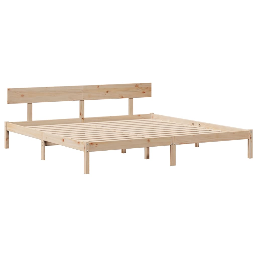 Sengeramme uten madrass 180x200 cm heltre furu