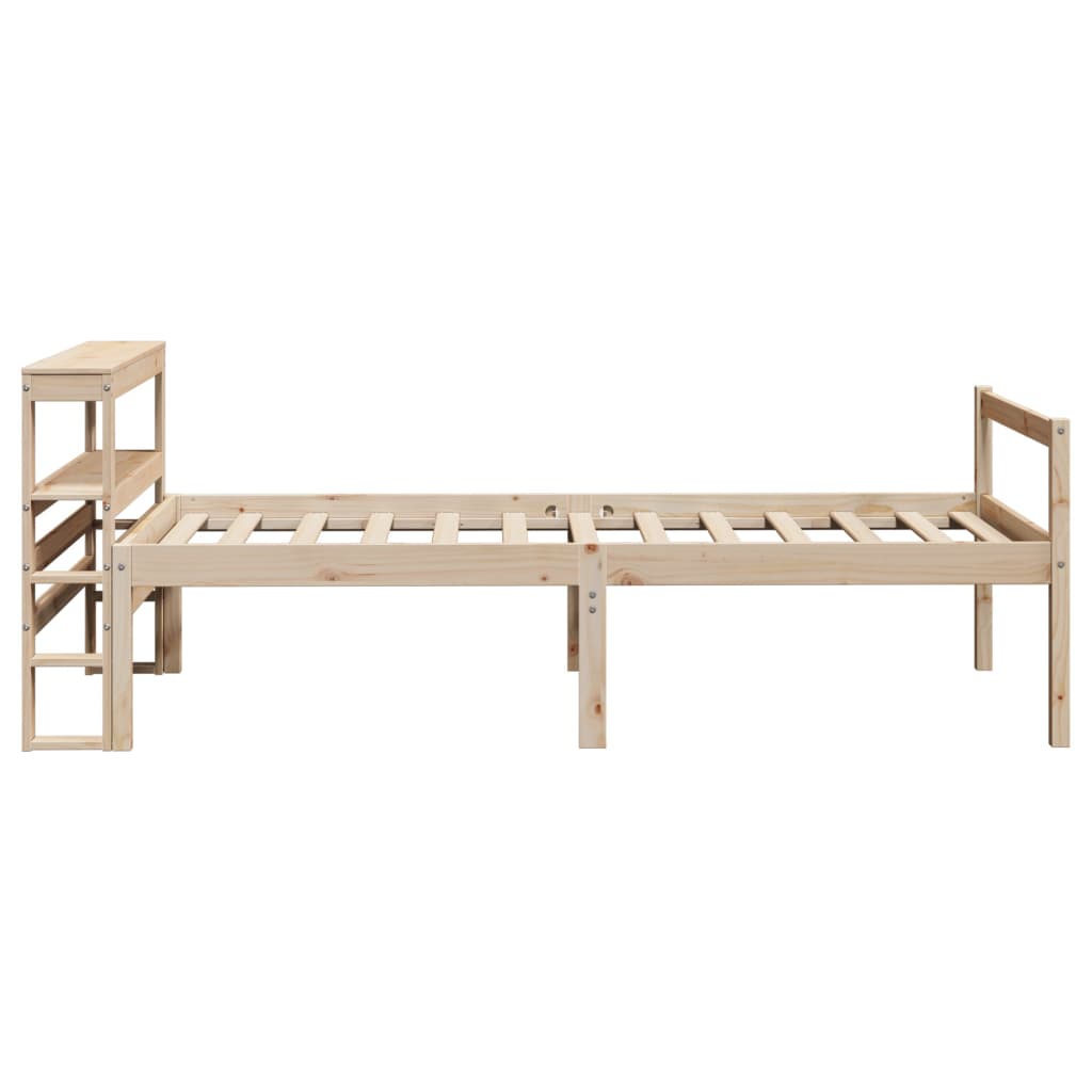 Seniorseng med hodegavl 90x200 cm heltre furu