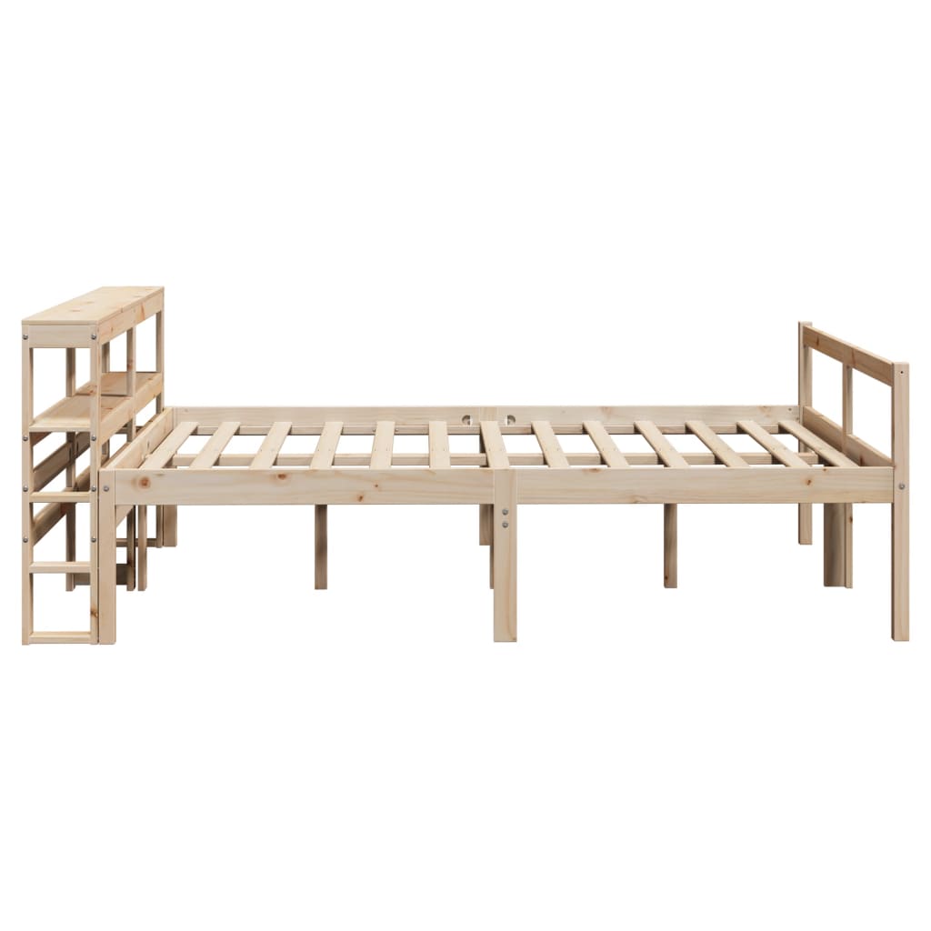 Seniorseng med hodegavl 160x200 cm heltre furu