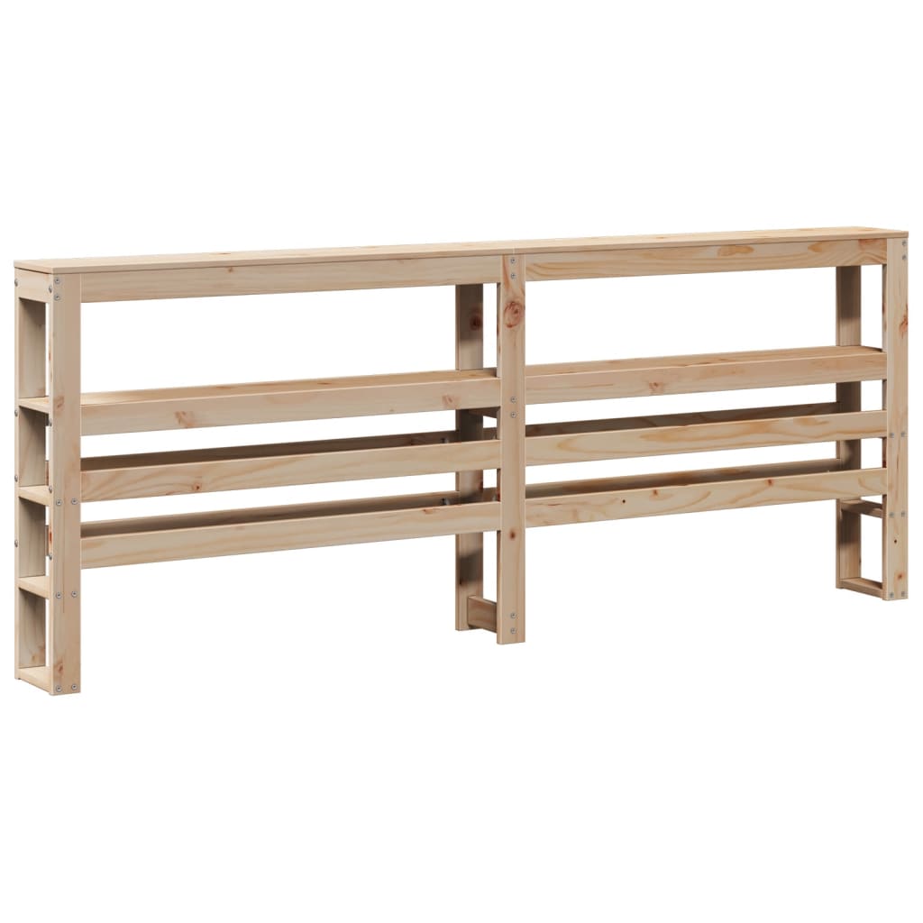 Seniorseng med hodegavl 180x200 cm heltre furu