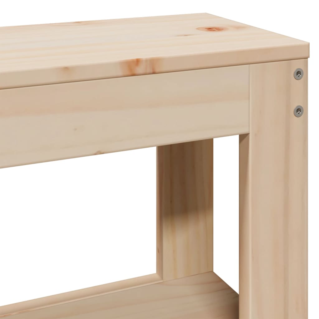 Sengeramme med hodegavl 140x190 cm heltre furu