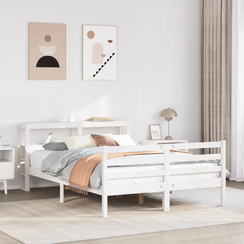 Sengeramme med hodegavl 160x200 cm heltre furu