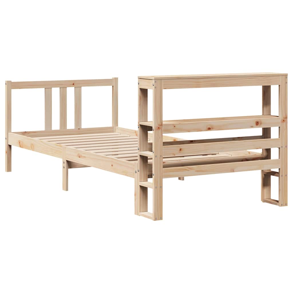 Sengeramme med hodegavl 75x190 cm heltre furu