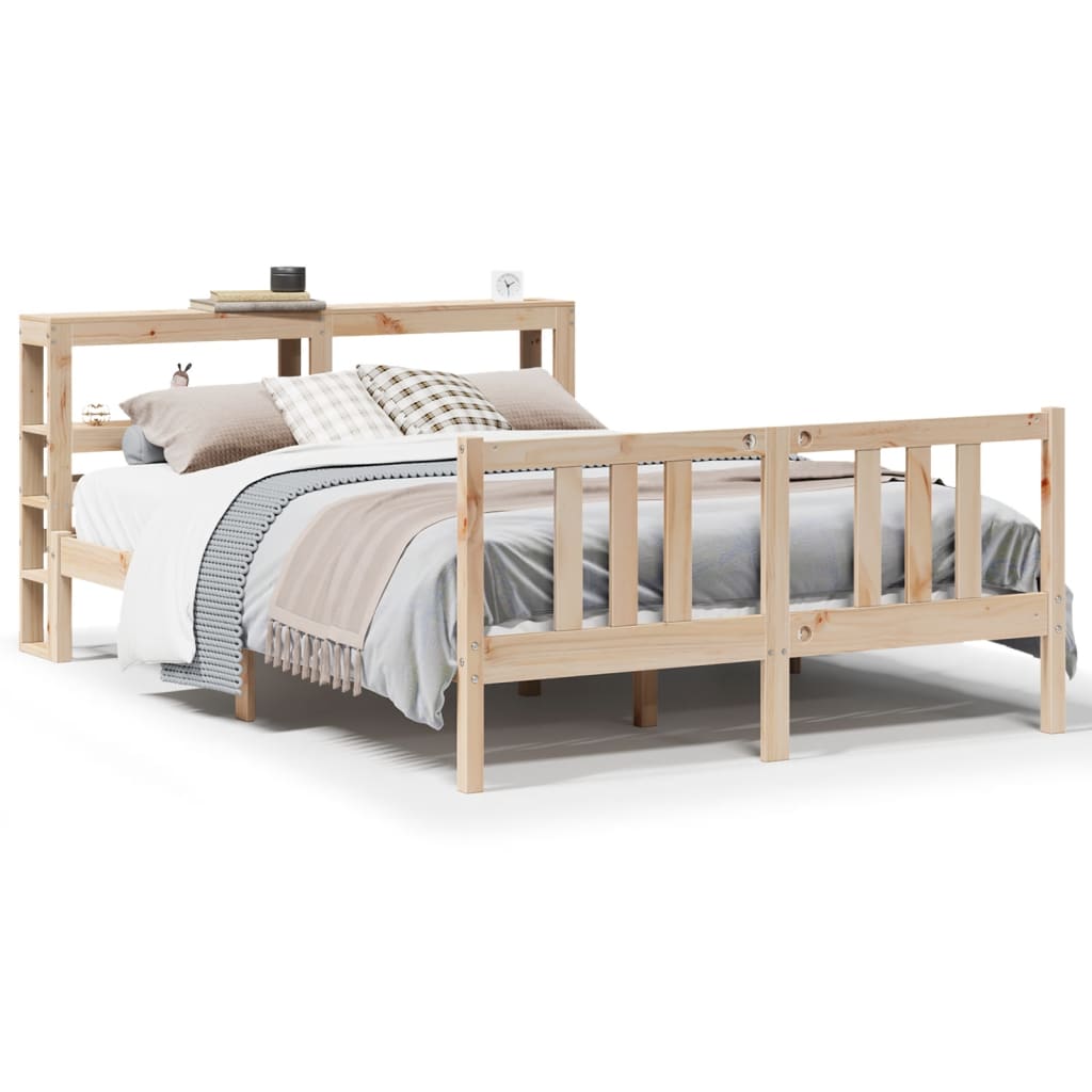 Sengeramme med hodegavl 120x200 cm heltre furu