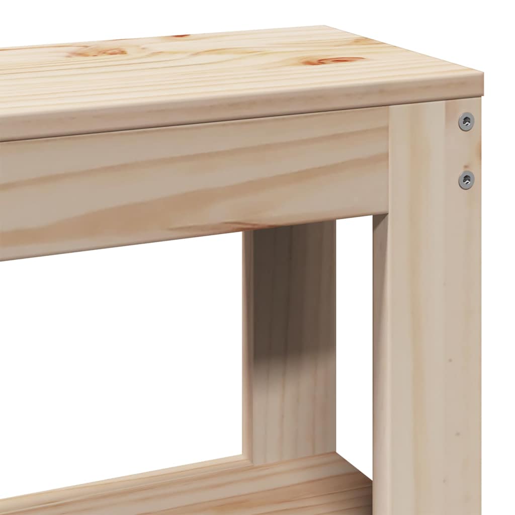 Sengeramme med hodegavl 200x200 cm heltre furu