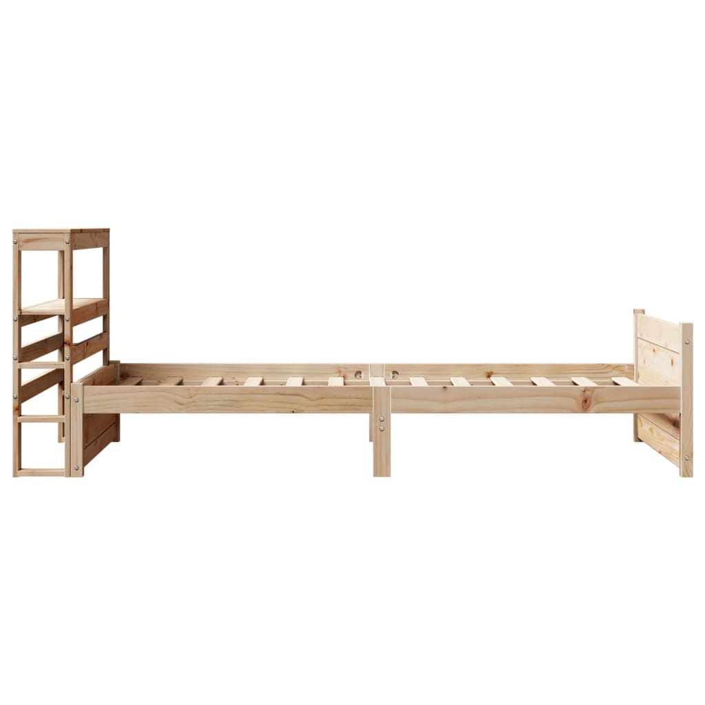 Sengeramme med hodegavl 75x190 cm heltre furu