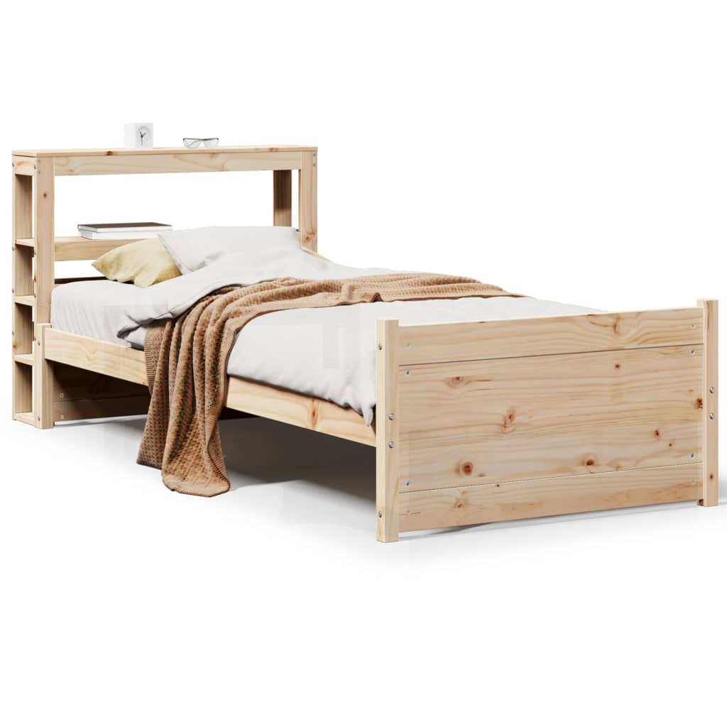Sengeramme med hodegavl 90x200 cm heltre furu