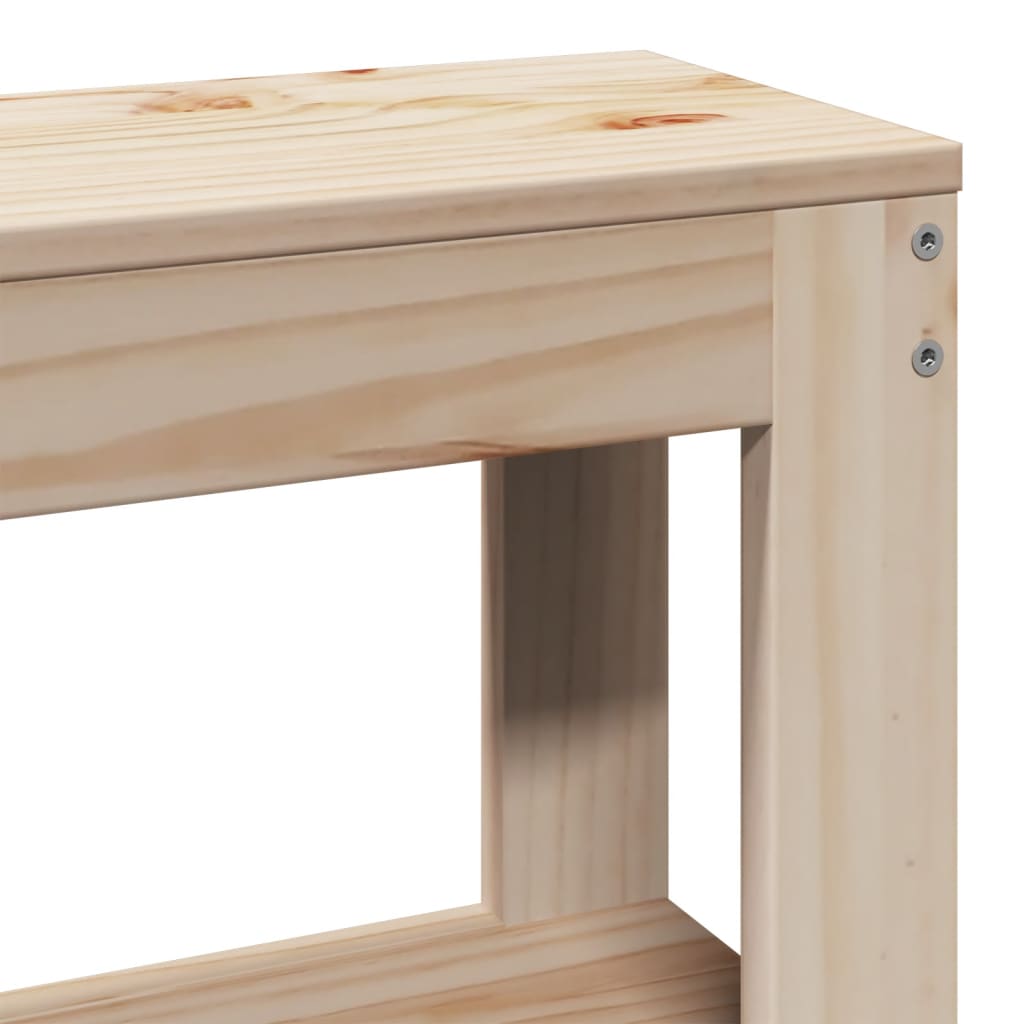 Sengeramme med hodegavl 140x200 cm heltre furu