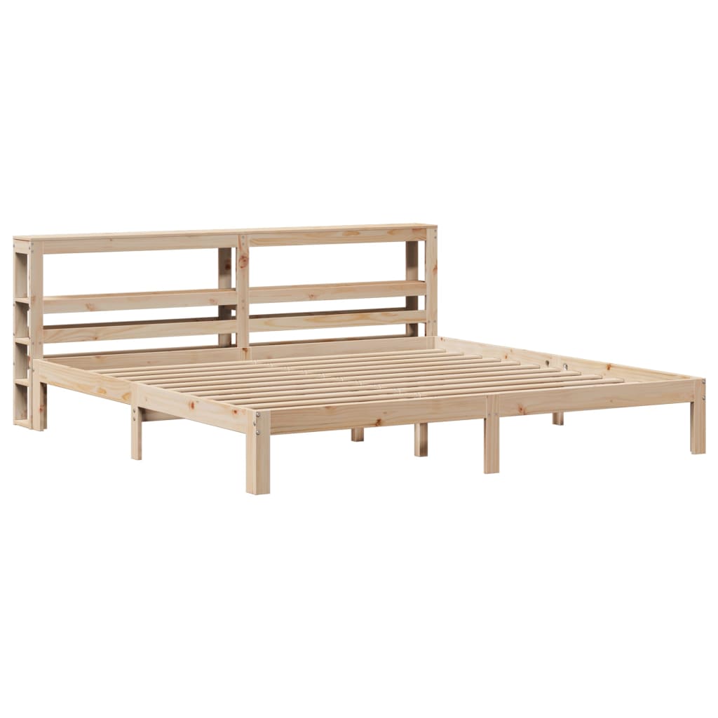 Sengeramme med hodegavl 180x200 cm heltre furu