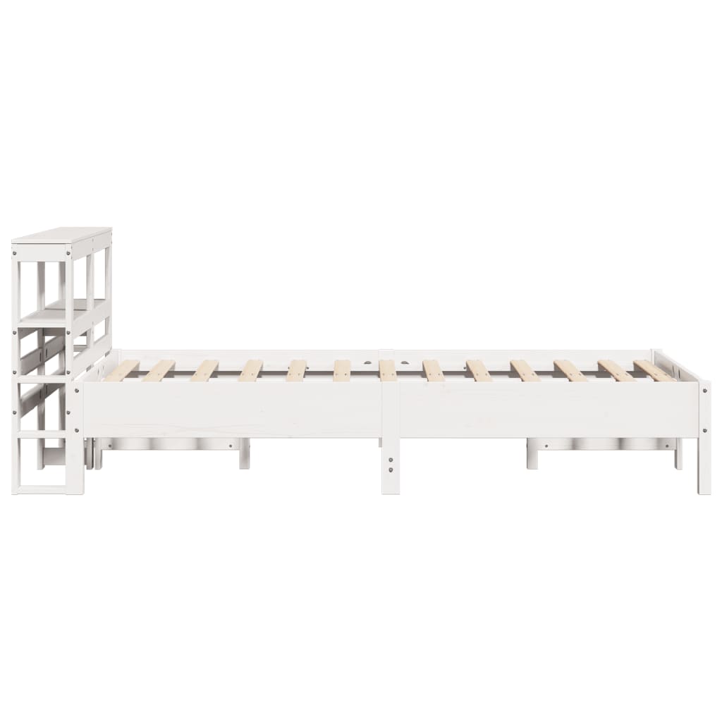 Sengeramme uten madrass hvit 90x190 cm heltre furu