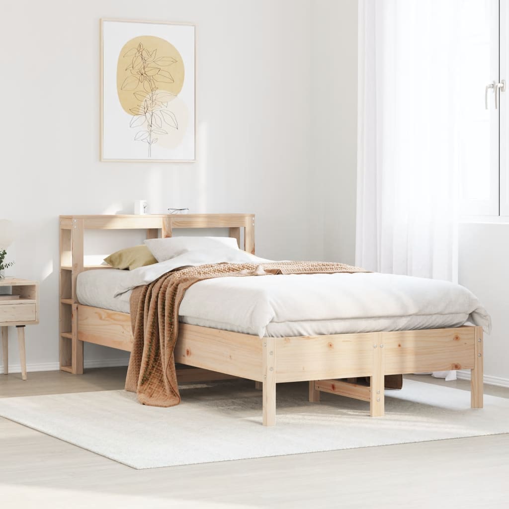 Sengeramme uten madrass 75x190 cm heltre furu