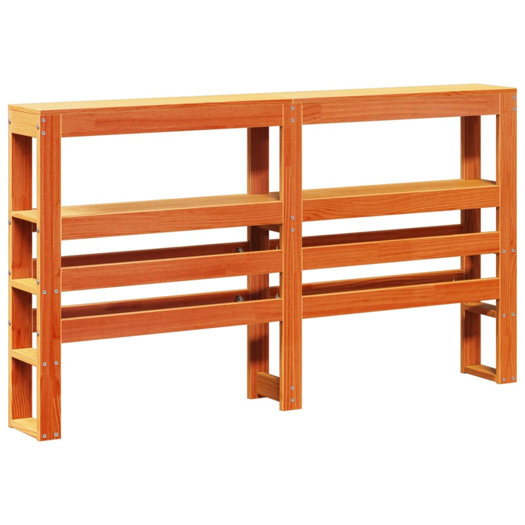 Sengeramme uten madrass brun 135x190 cm heltre furu