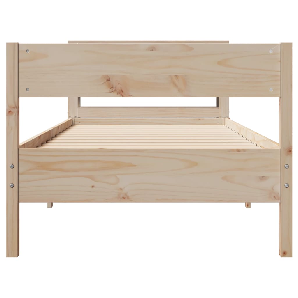 Sengeramme uten madrass 75x190 cm heltre furu