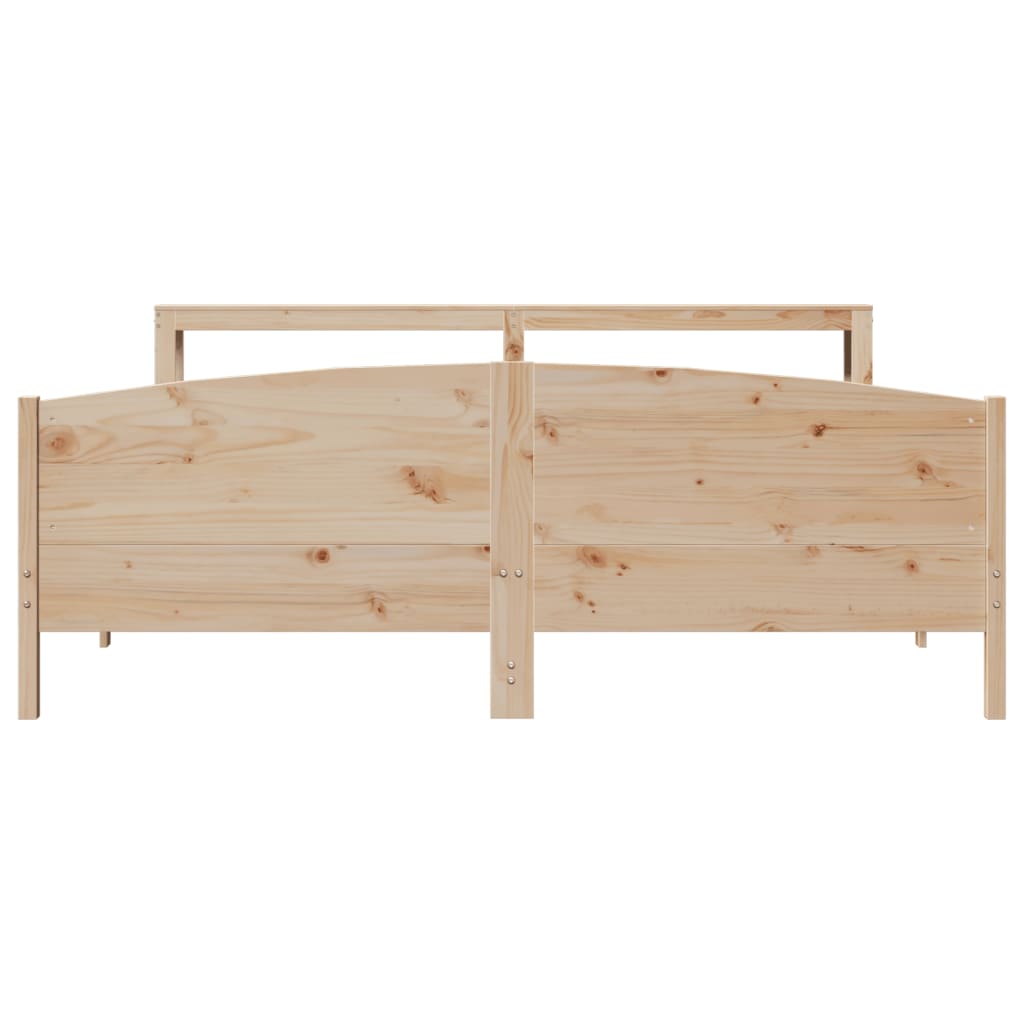 Sengeramme uten madrass 180x200 cm heltre furu