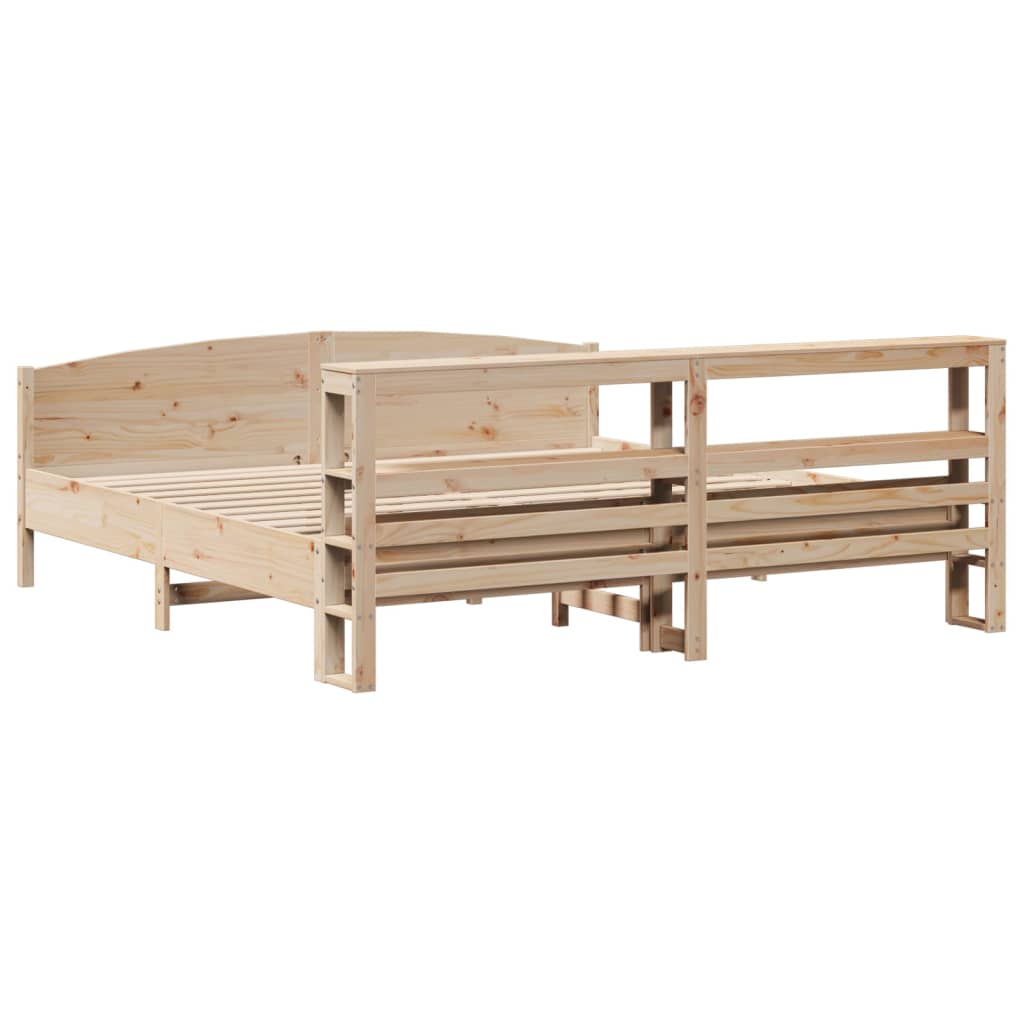 Sengeramme uten madrass 180x200 cm heltre furu