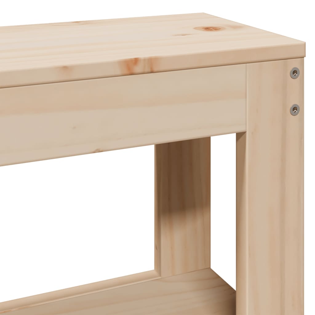 Sengeramme med hodegavl 140x200 cm heltre furu