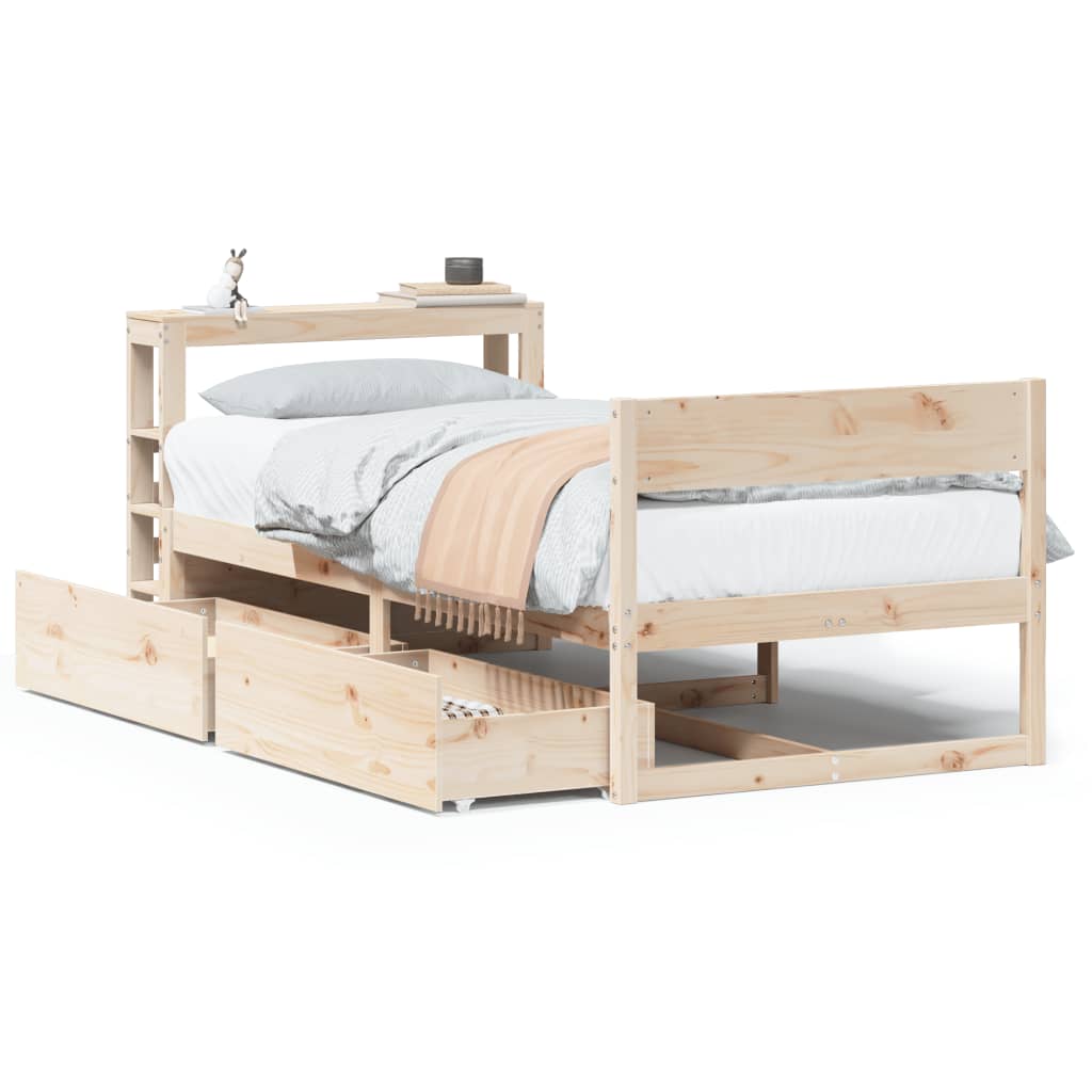 Sengeramme uten madrass 90x190 cm heltre furu