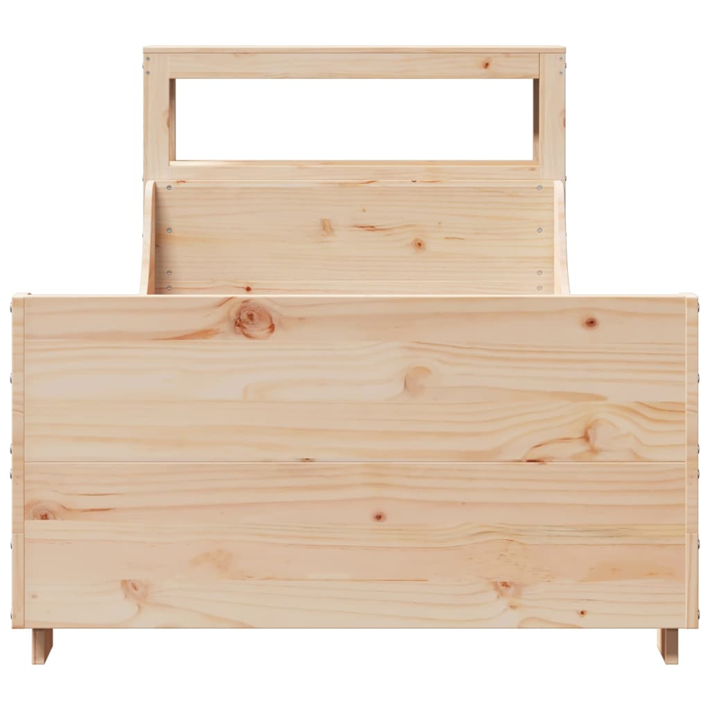 Sengeramme uten madrass 75x190 cm heltre furu