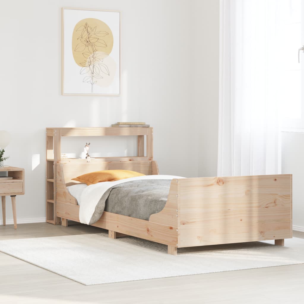 Sengeramme uten madrass 75x190 cm heltre furu
