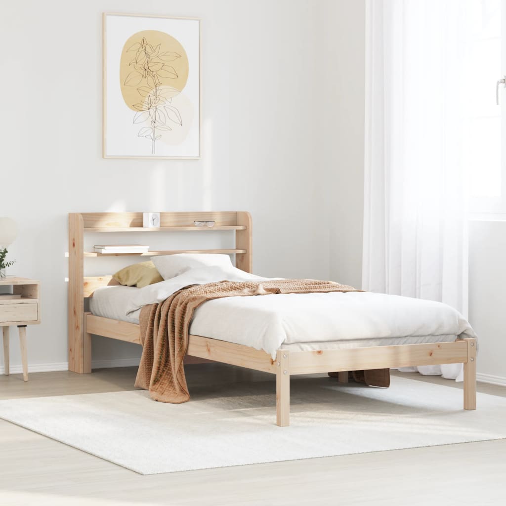 Sengeramme uten madrass 75x190 cm heltre furu