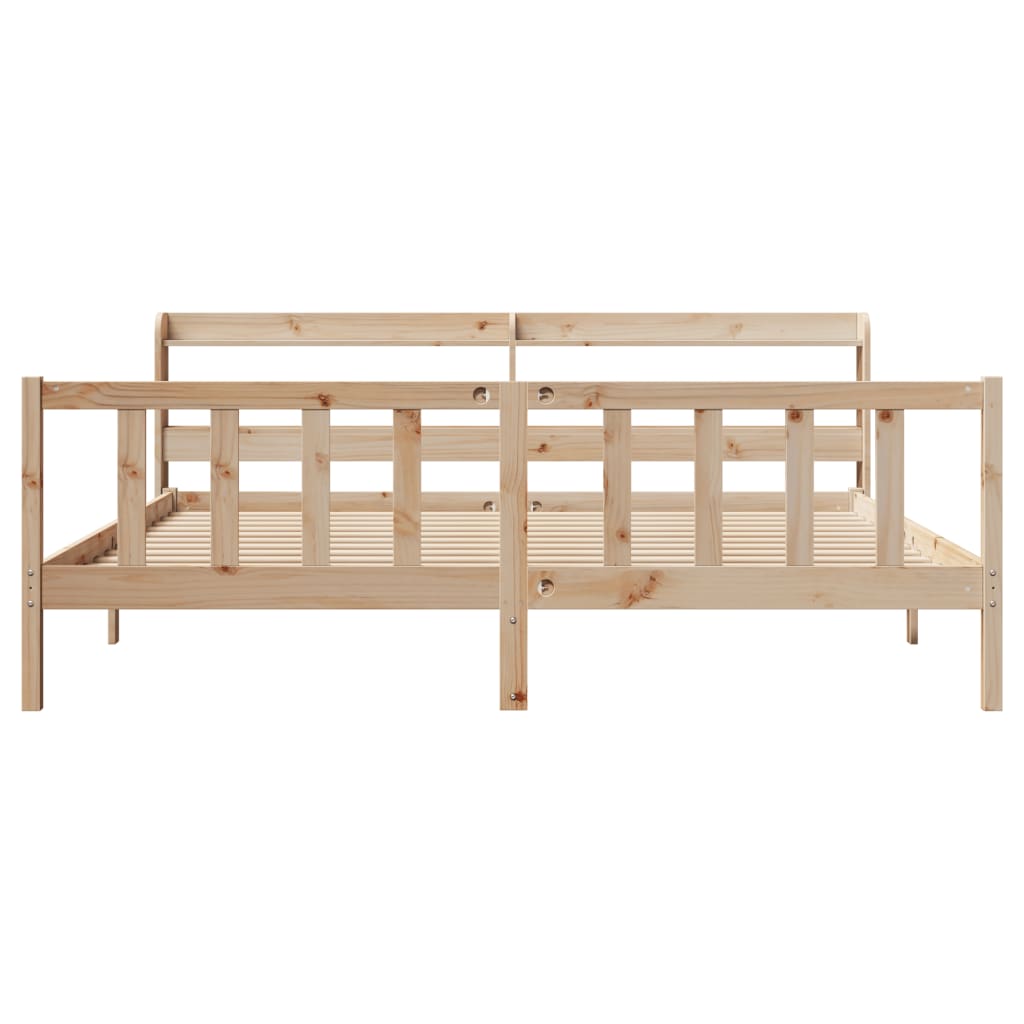 Sengeramme uten madrass 180x200 cm heltre furu
