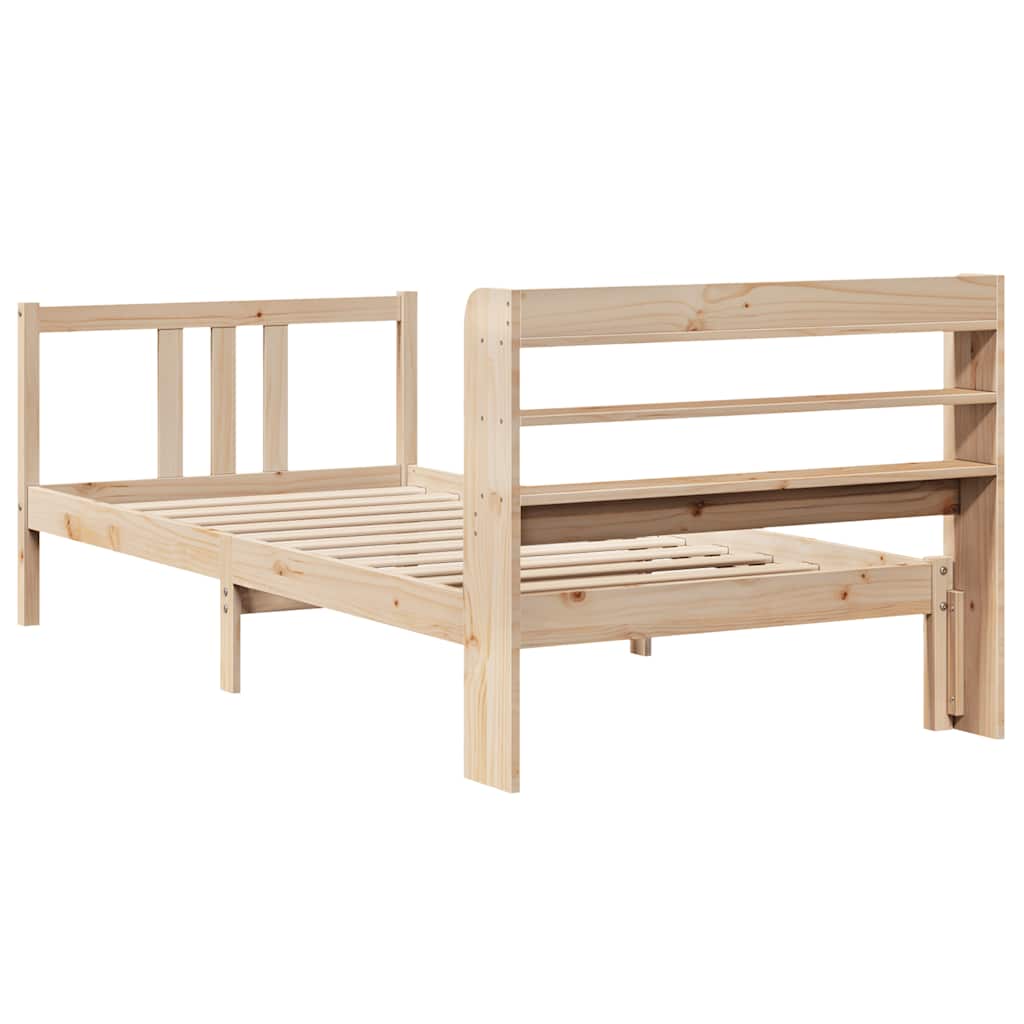 Sengeramme med hodegavl 90x190 cm heltre furu