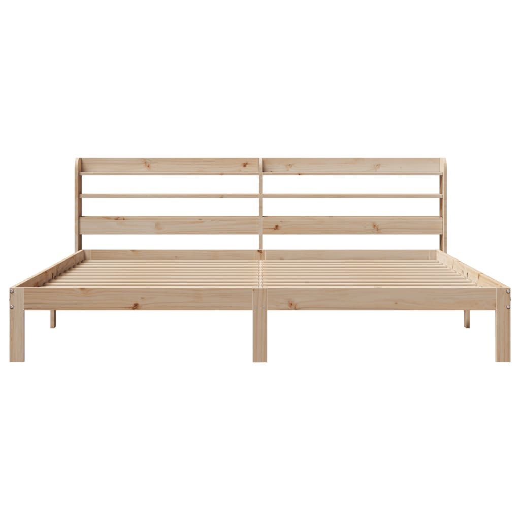 Sengeramme med hodegavl 180x200 cm heltre furu