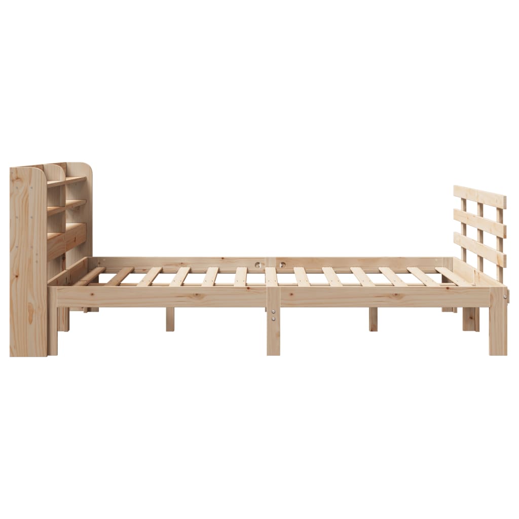 Sengeramme med hodegavl 135x190 cm heltre furu