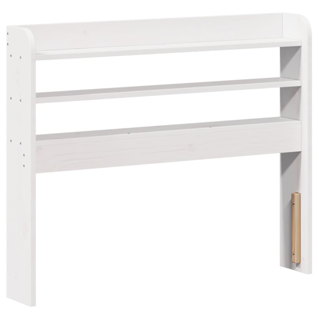 Sengeramme med hodegavl hvit 90x200 cm heltre furu