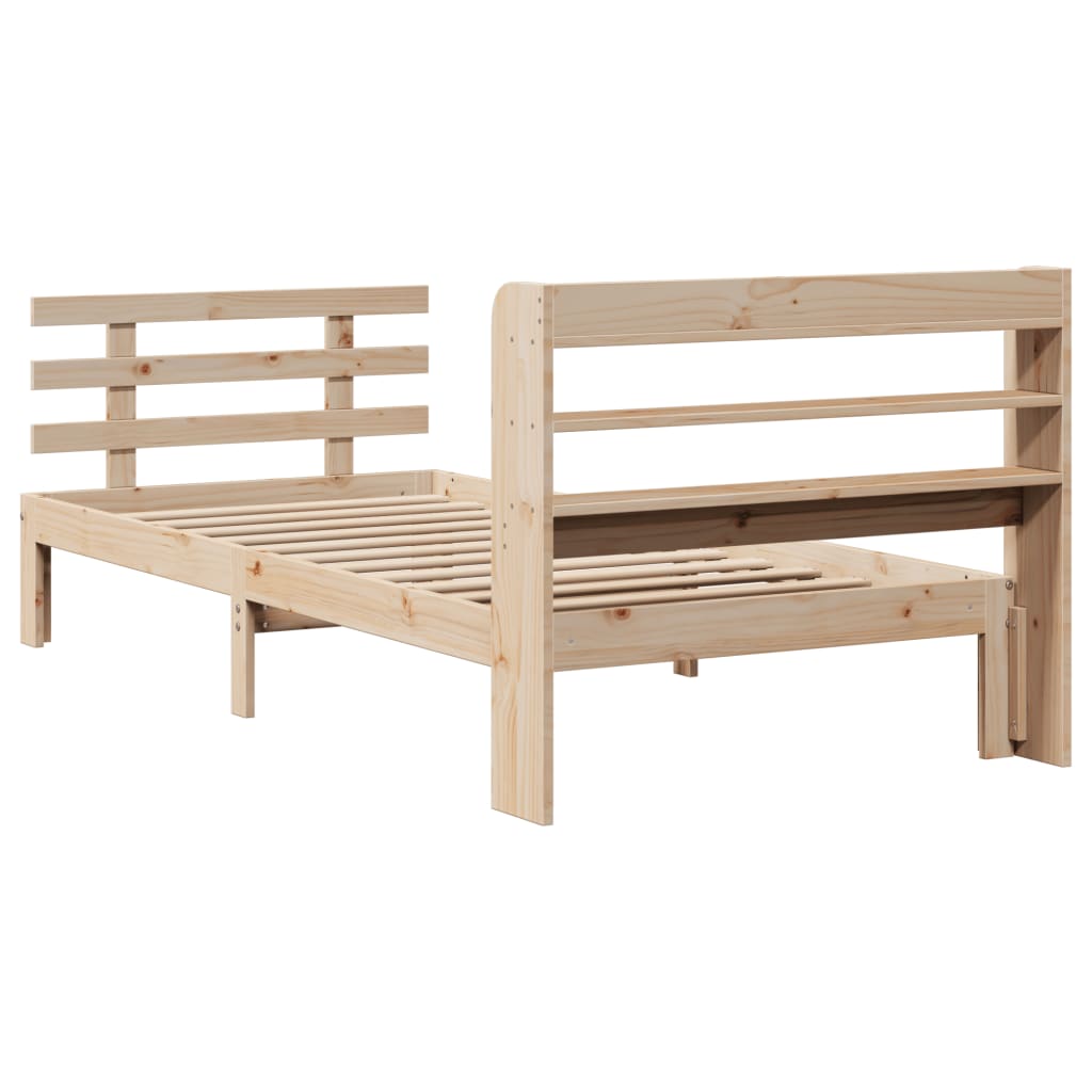 Sengeramme med hodegavl 100x200 cm heltre furu