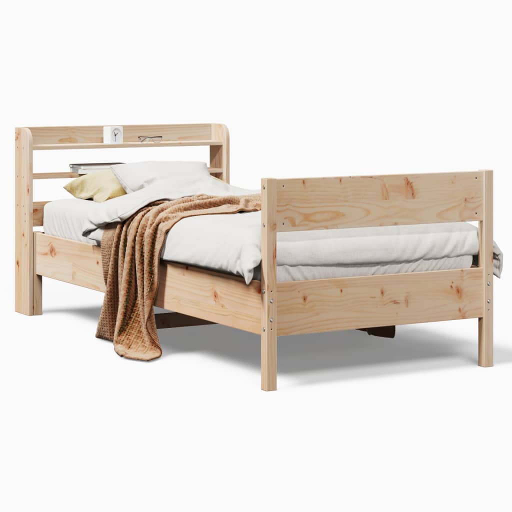 Sengeramme uten madrass 75x190 cm heltre furu