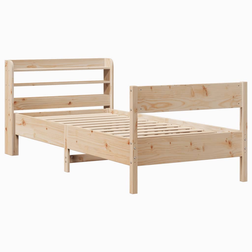 Sengeramme uten madrass 75x190 cm heltre furu