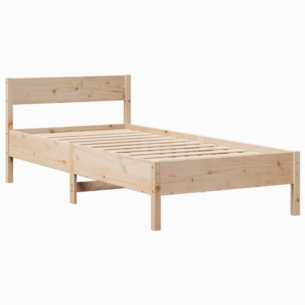 Sengeramme uten madrass 75x190 cm heltre furu