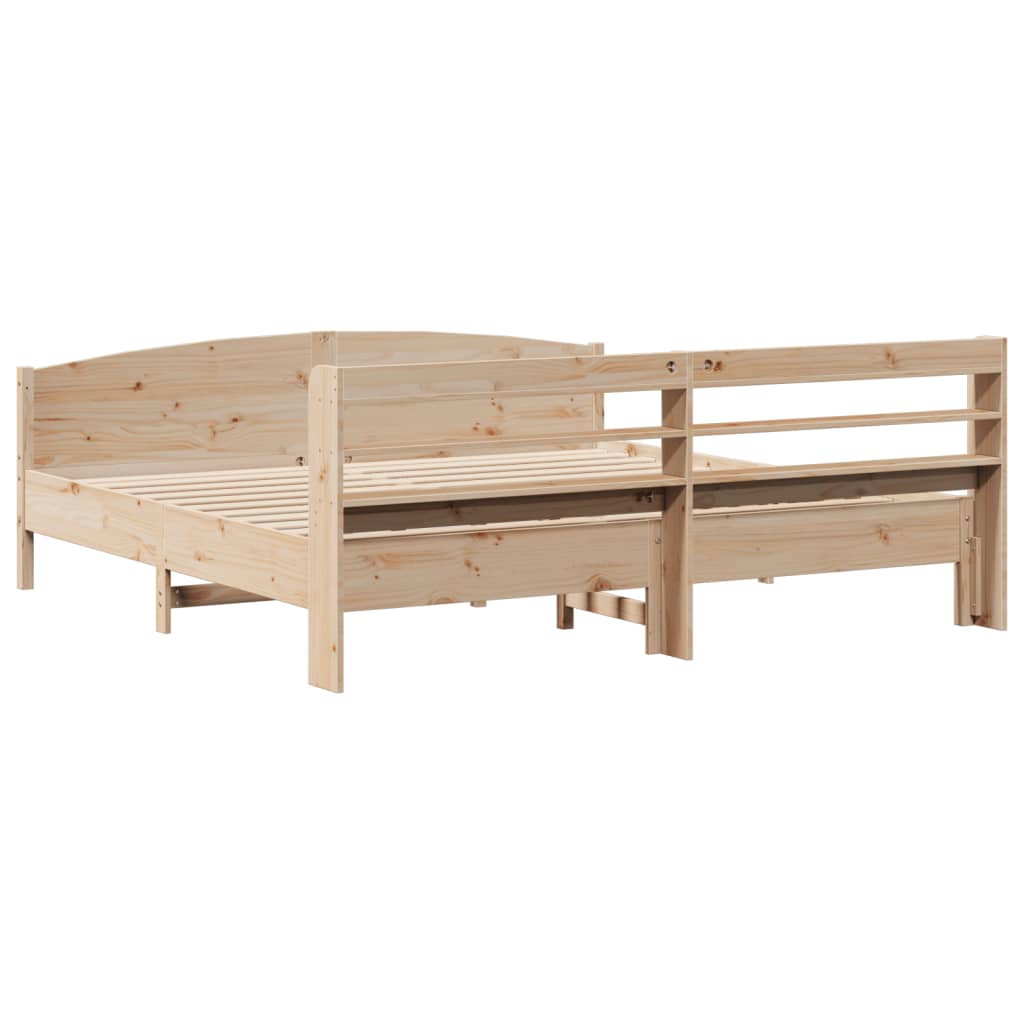 Sengeramme uten madrass 180x200 cm heltre furu