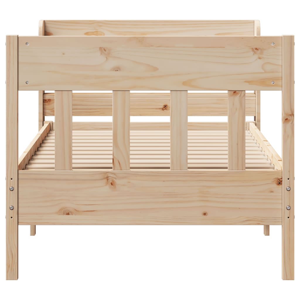 Sengeramme uten madrass 75x190 cm heltre furu