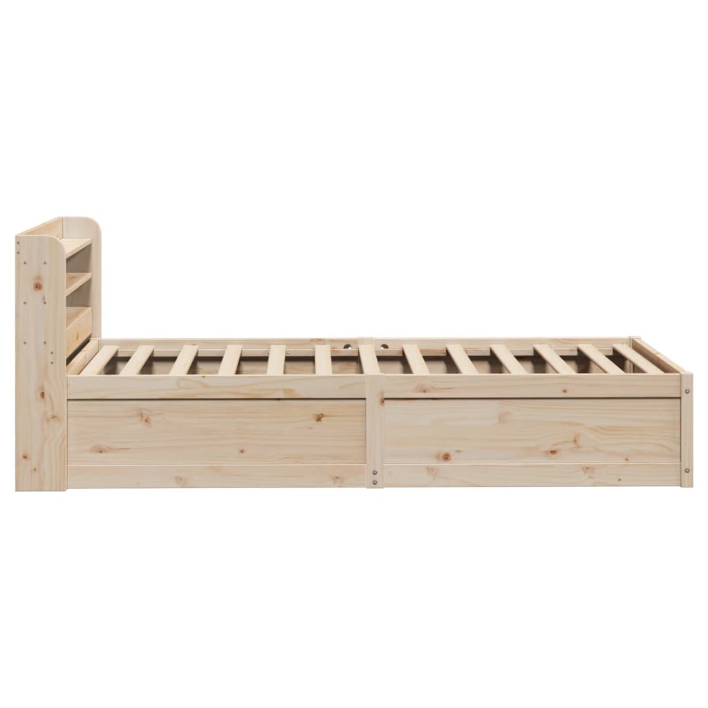 Sengeramme med hodegavl 75x190 cm heltre furu