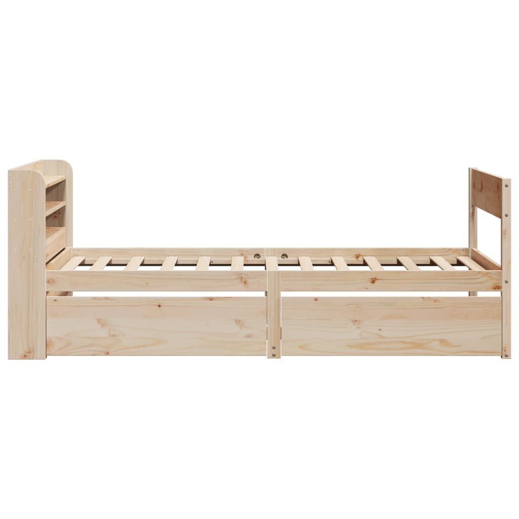 Sengeramme uten madrass 75x190 cm heltre furu