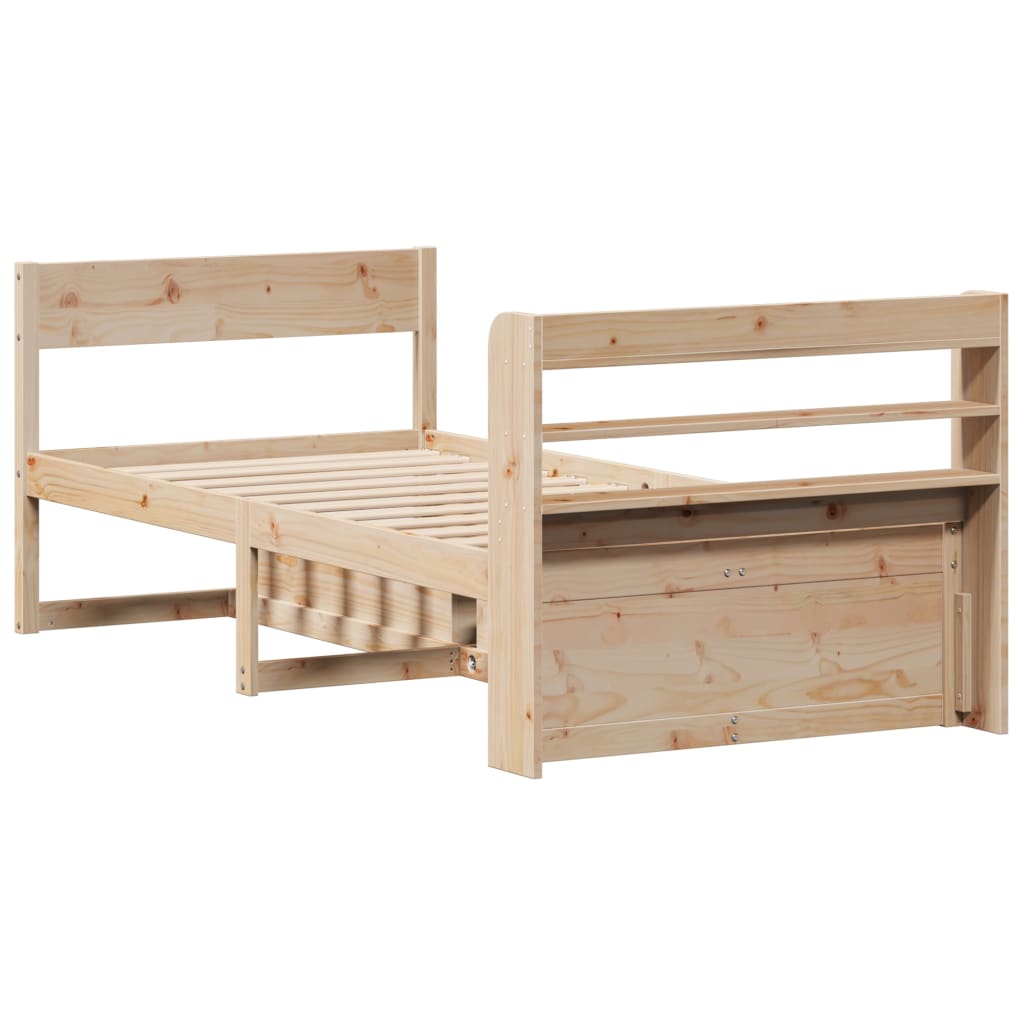 Sengeramme uten madrass 75x190 cm heltre furu