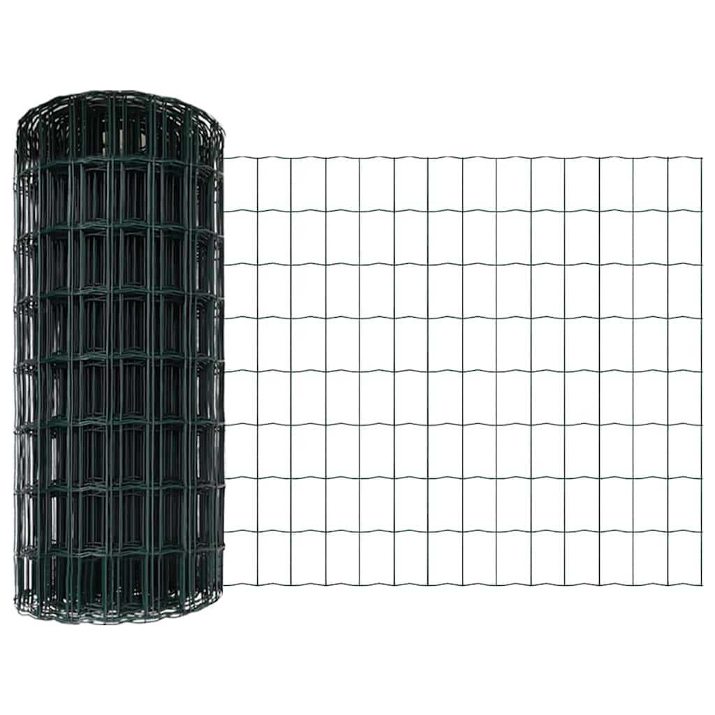 Euro Zaun Festemo 25 x 0,4 m PVC-belagt stål Grønn Mesh