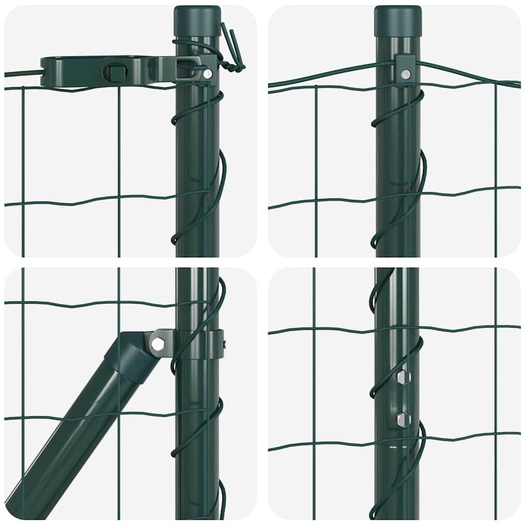 Euro Zaun Festemo 10 x 1,4 m PVC-belagt stål Grønn Mesh