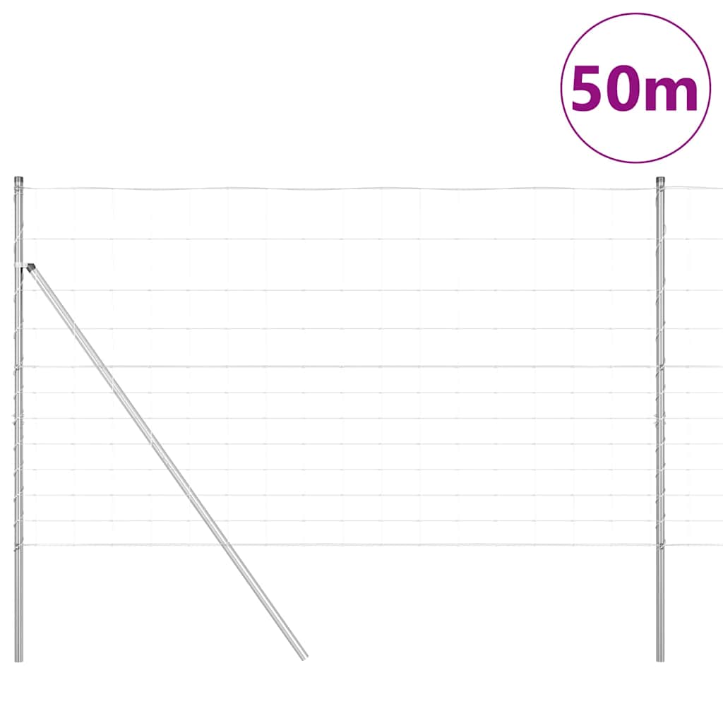 Gjerdepåle Galvanisert 50 x 1,4 m Stål