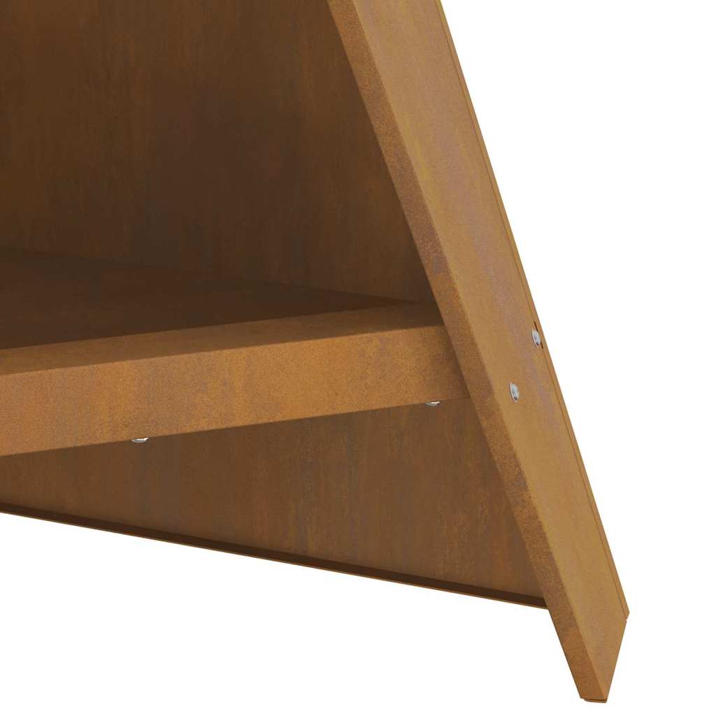 Bålplass Brun 58 x 40 x 100 cm Cortenstål