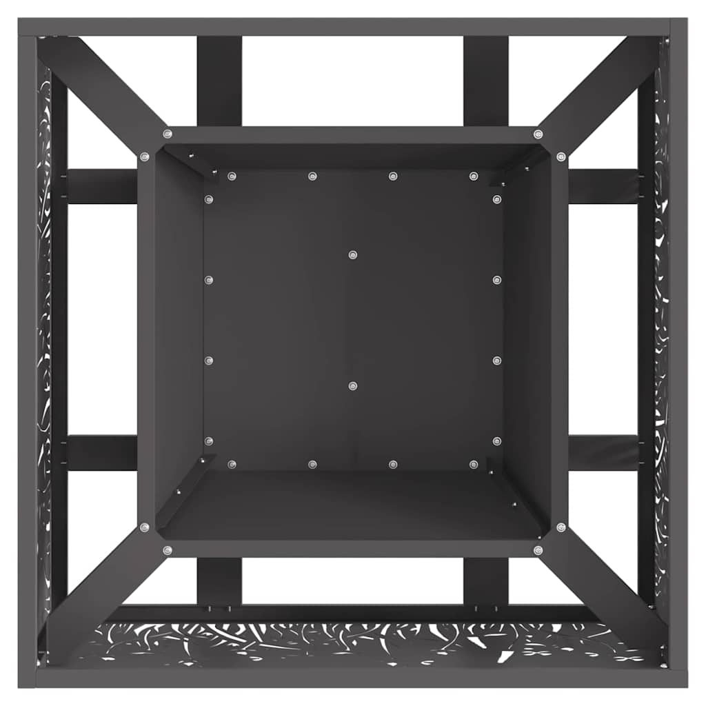 Bålplass Svart 60 x 60 x 30 cm Stål