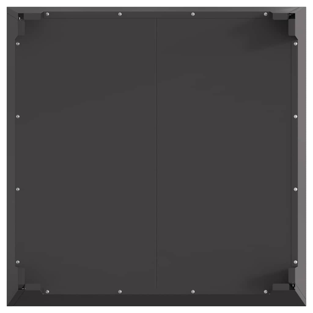 Bålplass Svart 80 x 80 x 43 cm Stål